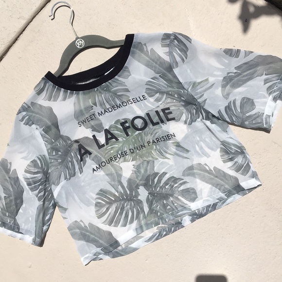 Sheer graphic tee - Picture 2 of 2